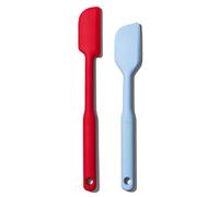 OXO Good Grips-Set di 2 spatole in Silicone, Colore: Rosso