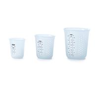 OXO Good Grips - Set di 3 misurini in silicone da spremere e versare