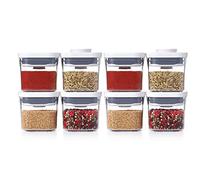 OXO Good Grips - Set di contenitori mini POP da 8 pezzi, 0,2 Qt, per erbe secche, spezie e altro ancora