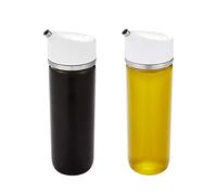 OXO Good Grips – Set dispenser di vetro di precisione 2 pz per olio e aceto, bianco/trasparente