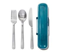 OXO Good Grips Set di Posate in Acciaio Inossidabile da asporto con Custodia