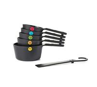 OXO Good Grips Set di Tazze da Misurazione e Dosaggio, 6 pezzi, Nero
