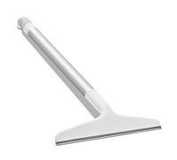 Tergivetro estensibile OXO Good Grips con manico telescopico antiruggine e lama in silicone flessibile, asciugatura senza aloni per doccia, specchi e finestre, gancio a 360°
