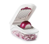 Oxo good grips taglia verdura a cubetti con base raccoglitore, lame acciaio inox qualità extra - 0719812042275