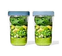 OXO Good Grips Twist & Stack - Contenitore da 1,18 l, confezione da 2