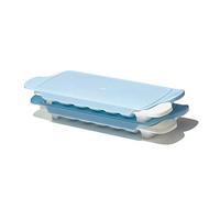 OXO Good Grips - Vassoio per cubetti di ghiaccio, confezione da 2, colore: Bianco