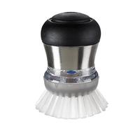 OXO SteeL - Pennello dosatore per sapone, diametro 6,5 cm x altezza 10,2 cm