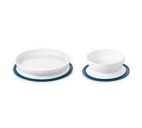 OXO Tot Stick & Stay - Set di piatti con ventosa e ciotola, colore: Blu navy