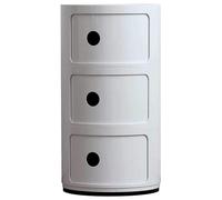 OXOAMP Comodino Comodino Circolare Piccolo a 3 Strati Comodino Semplice in Stile Nordico for Il Comodino del Divano della Camera da Letto di casa Soggiorno