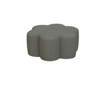 OXOAMP Poggiapiedi Petalo Sgabello basso Divano Sgabello con gradino Sgabello da seduta in tessuto Ottoman Pouf for la casa Sgabello cambio scarpe for sgabello creativo Comodo(Gris)
