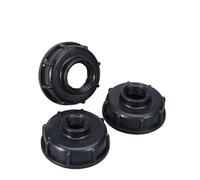 OXOLAMRIN Adattatore per Serbatoio IBC,Tappo Adattatore IBC, Adattatore for valvola Serbatoio IBC a Tubo da Giardino S60X6 Filettatura 1/2" 3/4" 1" Grigio(1 inch)