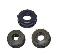 OXOLAMRIN Adattatore per Serbatoio IBC,Tappo Adattatore IBC, Connettore for Serbatoio IBC da 60 mm con Filettatura Femmina Grossa a 1/2 3/4 1 Pollice Grigio Scuro(B)