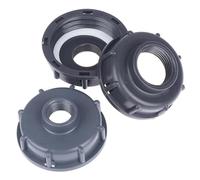 OXOLAMRIN Adattatore per Serbatoio IBC,Tappo Adattatore IBC, Tappo filettato Grosso for Serbatoio IBC S60X6 da 60 mm Femmina a Adattatore 1/2" 3/4" 1" Blu(As PIC Show-09)