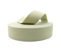 OXOLAMRIN Cinghia in nylon, Cinghia in fettuccia di cotone poliestere 32 mm 10 iarde multicolore(Beige)
