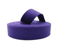 OXOLAMRIN Cinghia in nylon, Cinghia in fettuccia di cotone poliestere 32 mm 10 iarde multicolore(Dark Purple)