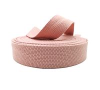 OXOLAMRIN Cinghia in nylon, Cinghia in fettuccia di cotone poliestere 32 mm 10 iarde multicolore(Pink)