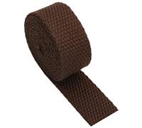 OXOLAMRIN Cinghia in nylon, Cinghia in tessuto for borse sedie manici poliestere cotone multicolor taglie multiple(Coffee,50mm x 10Yards)