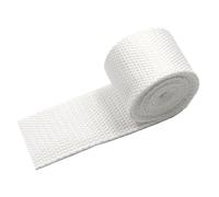 OXOLAMRIN Cinghia in nylon, Cinghia in tessuto for borse sedie manici poliestere cotone multicolor taglie multiple(White,25mm x 10Yards)