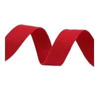 OXOLAMRIN Cinghia in nylon, Cinturino in fettuccia di cotone e poliestere da 20 mm multicolore(Red)