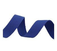 OXOLAMRIN Cinghia in nylon, Cinturino in fettuccia di cotone e poliestere da 20 mm multicolore(Sapphire Blue)