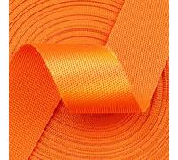 OXOLAMRIN Cinghia in nylon, Cinturino in nylon da 5 iarde largo 25 mm multicolore(Orange)