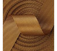 OXOLAMRIN Cinghia in nylon, Cinturino in nylon di cotone 25 mm 5 iarde 0,7 multicolore(Deep Rice Camel)