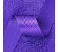 OXOLAMRIN Cinghia in nylon, Cinturino in nylon di cotone 25 mm 5 iarde 0,7 multicolore(Purple)
