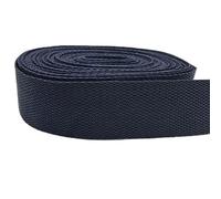 OXOLAMRIN Cinghia in nylon, Cinturino in tessuto di cotone nylon polipropilene largo 1,5 pollici iarde multicolore(Navy Blue)