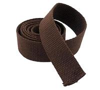 OXOLAMRIN Cinghia in nylon, Fettuccia in cotone e nastro in twill multicolore di larghezze multiple for sedie imbottite con cinghie for borse(Dark Brown,25 mm)