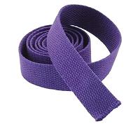 OXOLAMRIN Cinghia in nylon, Fettuccia in cotone e nastro in twill multicolore di larghezze multiple for sedie imbottite con cinghie for borse(Purple,25 mm)