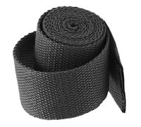 OXOLAMRIN Cinghia in nylon, Fettuccia in cotone e nastro in twill multicolore di larghezze multiple for sedie imbottite con cinghie for borse(Dark Grey,38 mm)