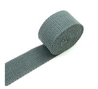 OXOLAMRIN Cinghia in nylon, Fettuccia in cotone poliestere multicolore 30-32 mm larghezza 5 metri for borse(Dark Grey)
