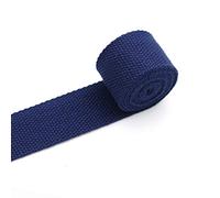 OXOLAMRIN Cinghia in nylon, Fettuccia in cotone poliestere multicolore 30-32 mm larghezza 5 metri for borse(Navy)