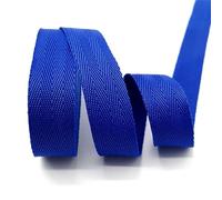 OXOLAMRIN Cinghia in nylon, Nastro for tracolla in tela di cotone da 25 mm, 5 iarde, multicolore(Blue)