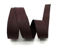 OXOLAMRIN Cinghia in nylon, Nastro for tracolla in tela di cotone da 25 mm, 5 iarde, multicolore(Coffee)