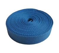 OXOLAMRIN Cinghia in nylon, Nastro in fettuccia di cotone multicolore 20 mm dimensioni multiple for maniglie borse e sedie(Blue,20MM x 10Yards)