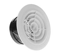 OXOLAMRIN Coperchio Rotondo in Metallo per la Presa d'Aria, 1 griglia di Estrazione della valvola di sfiato dell'Aria in ABS, Copertura di Ventilazione del Condotto del diffusore Rotondo(B)