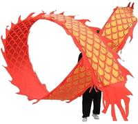 OXOLAMRIN Nastri per Danza della Testa di Drago, Nastro da Fitness con Danza del Leone e Drago Multicolore, Diverse Misure(C,6m/19.7ft)