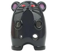 OXOLAMRIN Ocarina in Ceramica Cotta, Modello di Ocarina, Strumento Creativo 12 Forme di Animali dello Zodiaco, principiante 6 Fori Flauto Contralto C Strumento, Confezione Regalo/Decorazione(Rat)