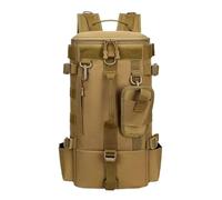 OXOLAMRIN Scatole per attrezzi da pesca, Zaino porta-attrezzi da pesca con separazione tra asciutto e bagnato multicolore 21x18x43cm for escursionismo campeggio(Khaki)