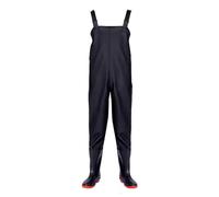 OXOLAMRIN Stivali da pesca, Stivali da pesca for uomo e donna, con suola in nylon e PVC, multicolore, taglie 6-9(Black,7.5)