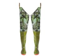OXOLAMRIN Stivali da pesca, Stivali da pesca for uomo e donna, for caccia, giardinaggio, agricoltura, multicolore, taglie 4-9(Green,6)