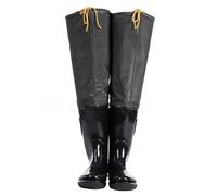 OXOLAMRIN Stivali da pesca, Stivali da pesca impermeabili da uomo e da donna, suola antiscivolo leggera, neri, diverse taglie(5)