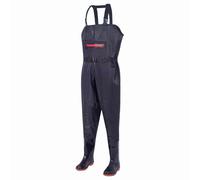 OXOLAMRIN Stivali da pesca, Stivali da pesca in PVC impermeabili for uomo e donna, multicolore, varie misure(Black,9.5)