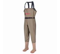 OXOLAMRIN Stivali da pesca, Stivali da pesca in PVC impermeabili for uomo e donna, multicolore, varie misure(Khaki,7.5)