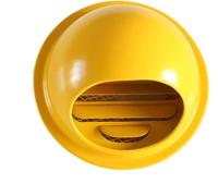 OXOLAMRIN Uscita di Parete Circolare in Acciaio Inossidabile Cappe da Cucina for Bagno Ventilazione Asciugatrice Prese d'Aria di Ricambio(Yellow,200mm)