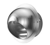 OXOLAMRIN Uscita di Parete Circolare in Acciaio Inossidabile Design Spazzolato, Atmosfera estetica, Solida e for Soggiorno, Cucina(110mm(43.3"))