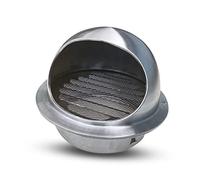 OXOLAMRIN Uscita di Parete Circolare in Acciaio Inossidabile Griglia del Cappuccio di Ventilazione a Parete, Rete di Schermo incorporata(60mm/2.4in)