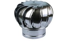 OXOLAMRIN Uscita di Parete Circolare in Acciaio Inossidabile Nessuna Perdita di elettricità, for la Ventilazione della Cucina, della Mensa, della Canna fumaria(200mm)
