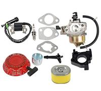 OxoxO 16100-ZE2-W71 Carb Kit Carb Con Filtro Aria Bobina di Accensione Starter Compatibile con Honda Gx240 Gx270 8HP 9HP Motore
